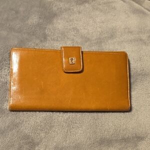 Fendi Tan Leather Wallet